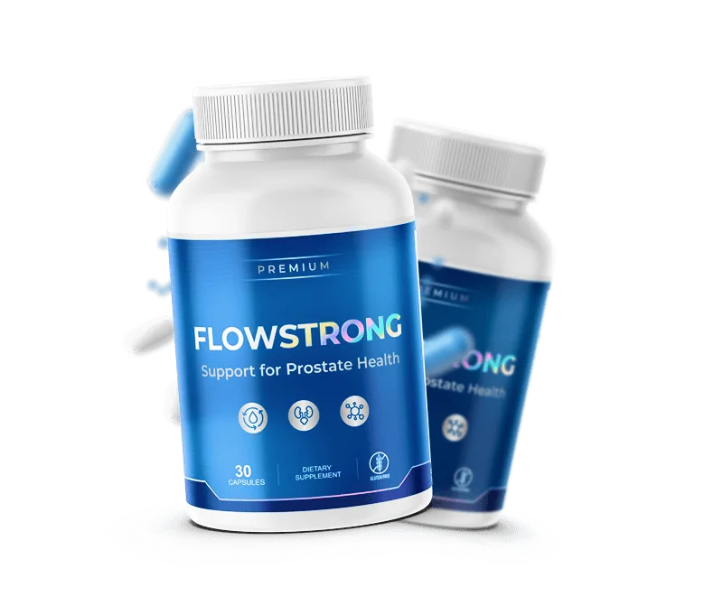 FlowStrong Botanical Prostate Support Formula &ndash; 30 Veggie Capsules, GMP-Certified, Made in USA